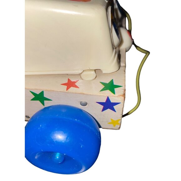 Fisher-Price Chatter Telephone Toy With Blue Wheels & Red Receiver - Picture 8 of 16